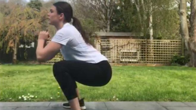 Daniella Lloyd's 100 rep HIIT workout at home for artistic swimmers