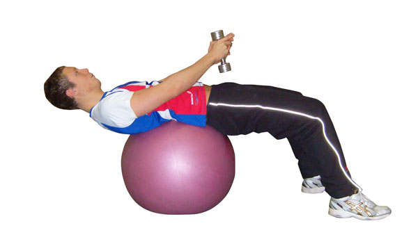 Gym Ball Crunch