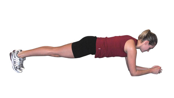 The Standard Straight Leg Plank