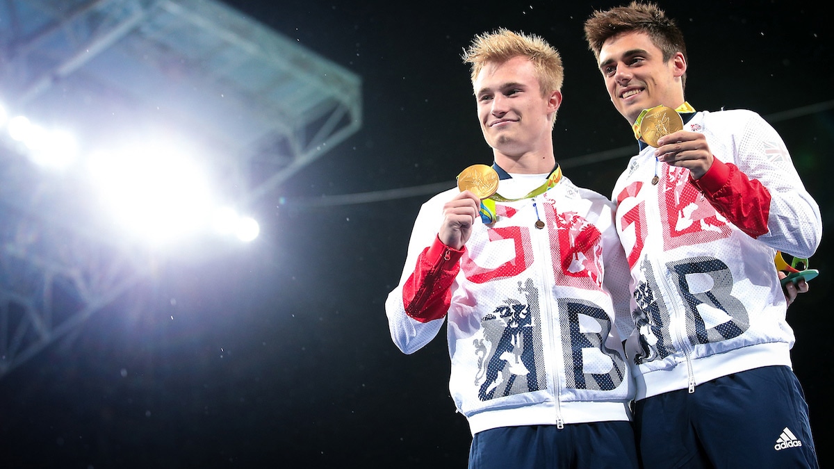 Getting into diving. Jack Laugher and Chris Mears take gold in Rio 2016.