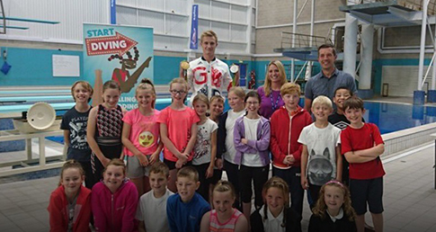 Thousands of children take part in START Diving sessions