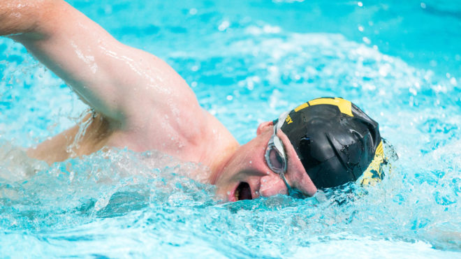 Front crawl technique session