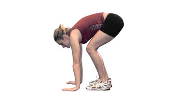 Squat Thrusts Into Squat Jumps