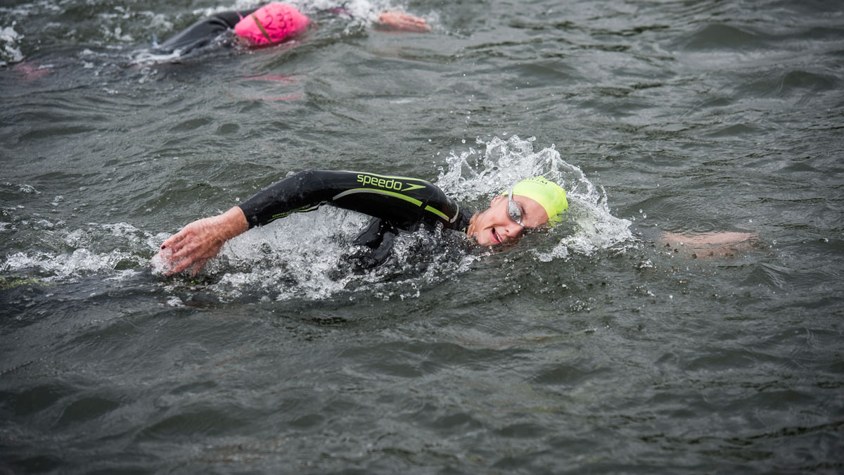 How to maintain your front crawl stroke length for open water