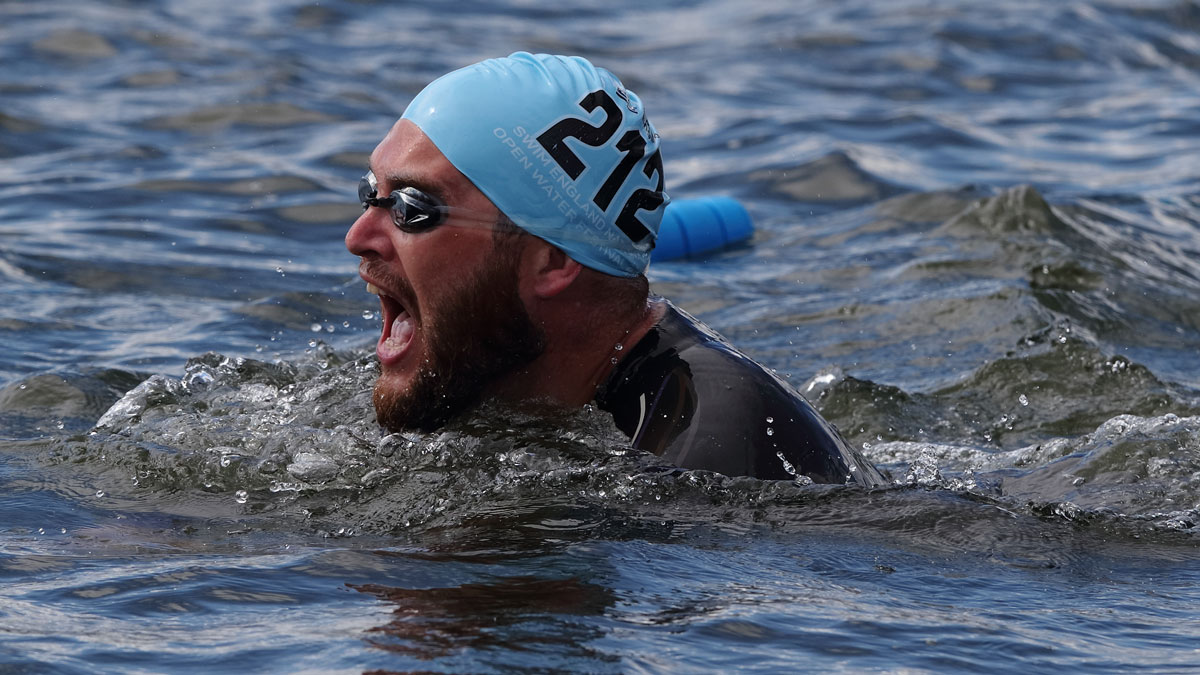 Image of a swimmer at the National Open Water Festival 2017